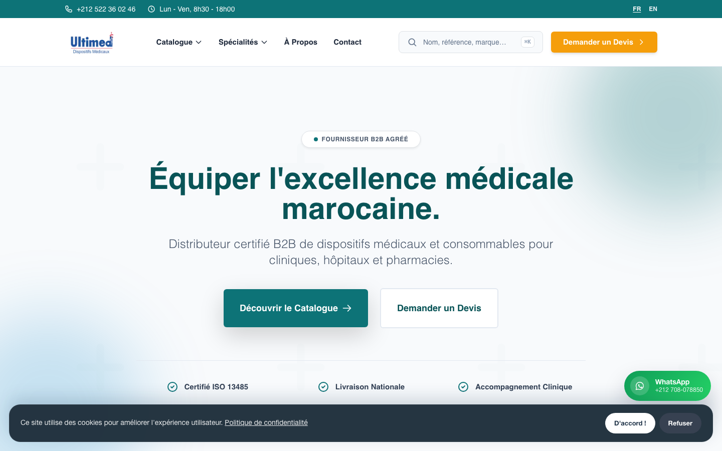 ULTIMED (ultimed.ma) — Hospital Supply Chain & Procurement Engine